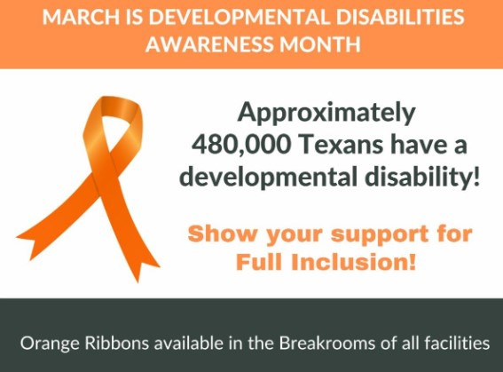 Developmental Disabilities Awareness Month